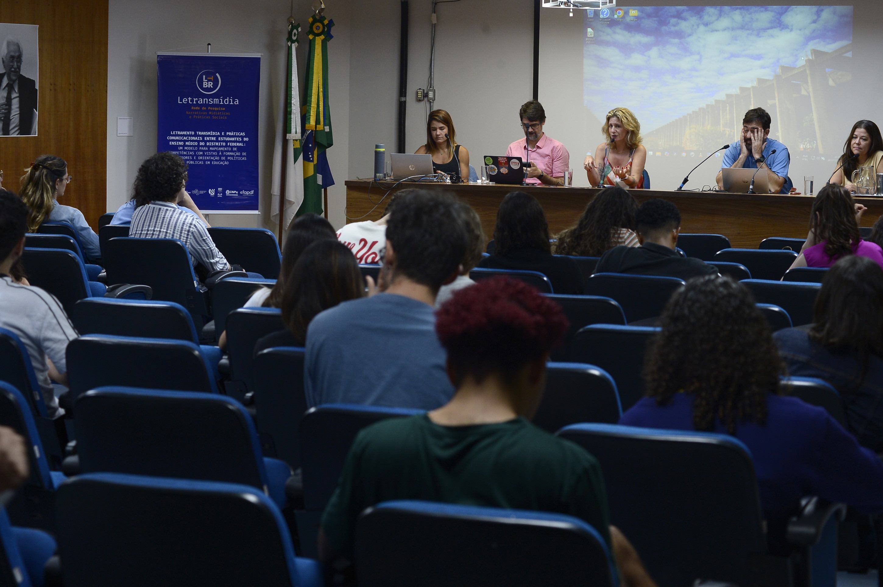 16/04/2025 Carlos Vieira/CB/DA Press. Seminário UnB Letramento Transmídia.
