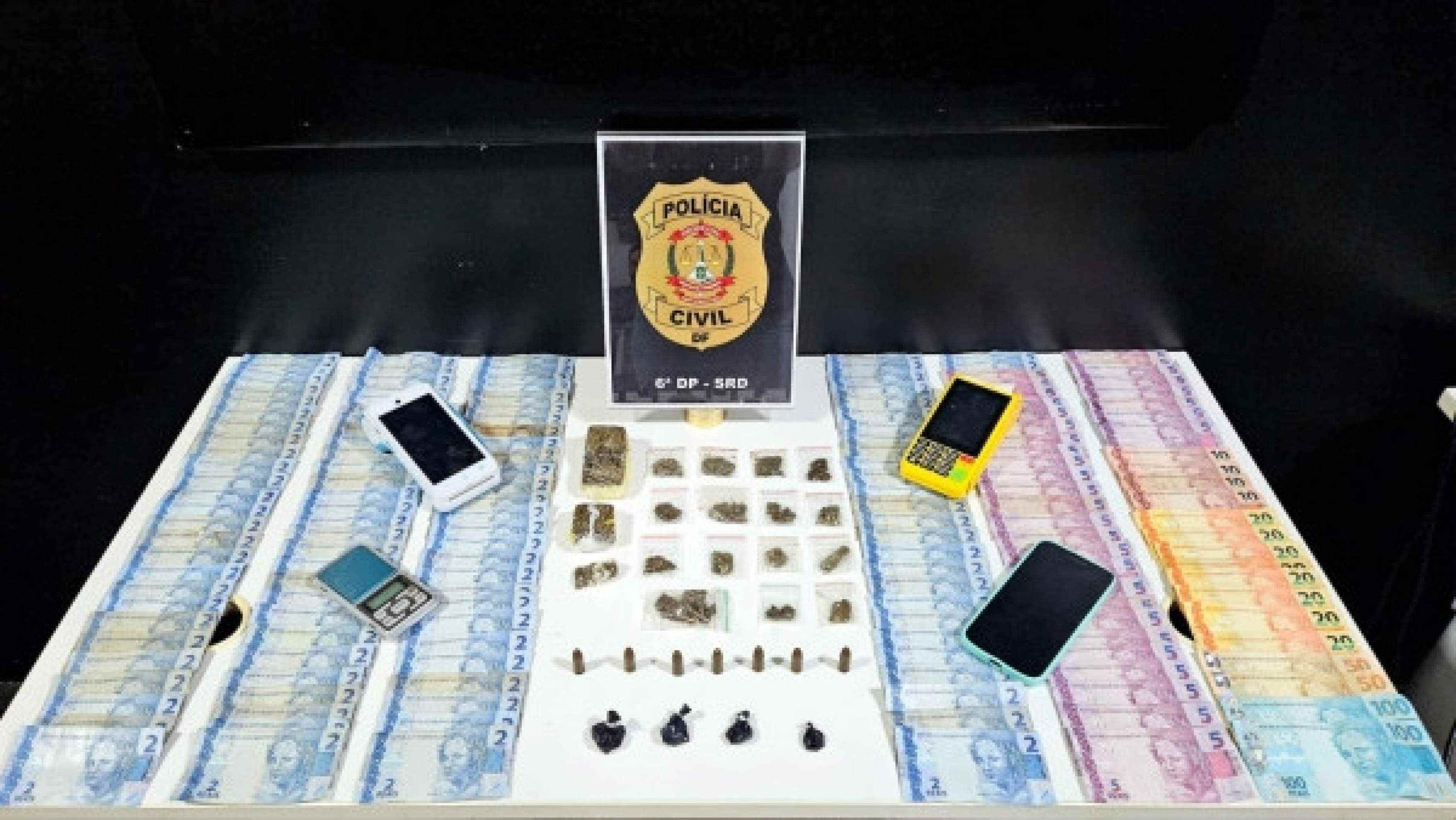 Homem é preso acusado de tráfico de drogas no Itapoã