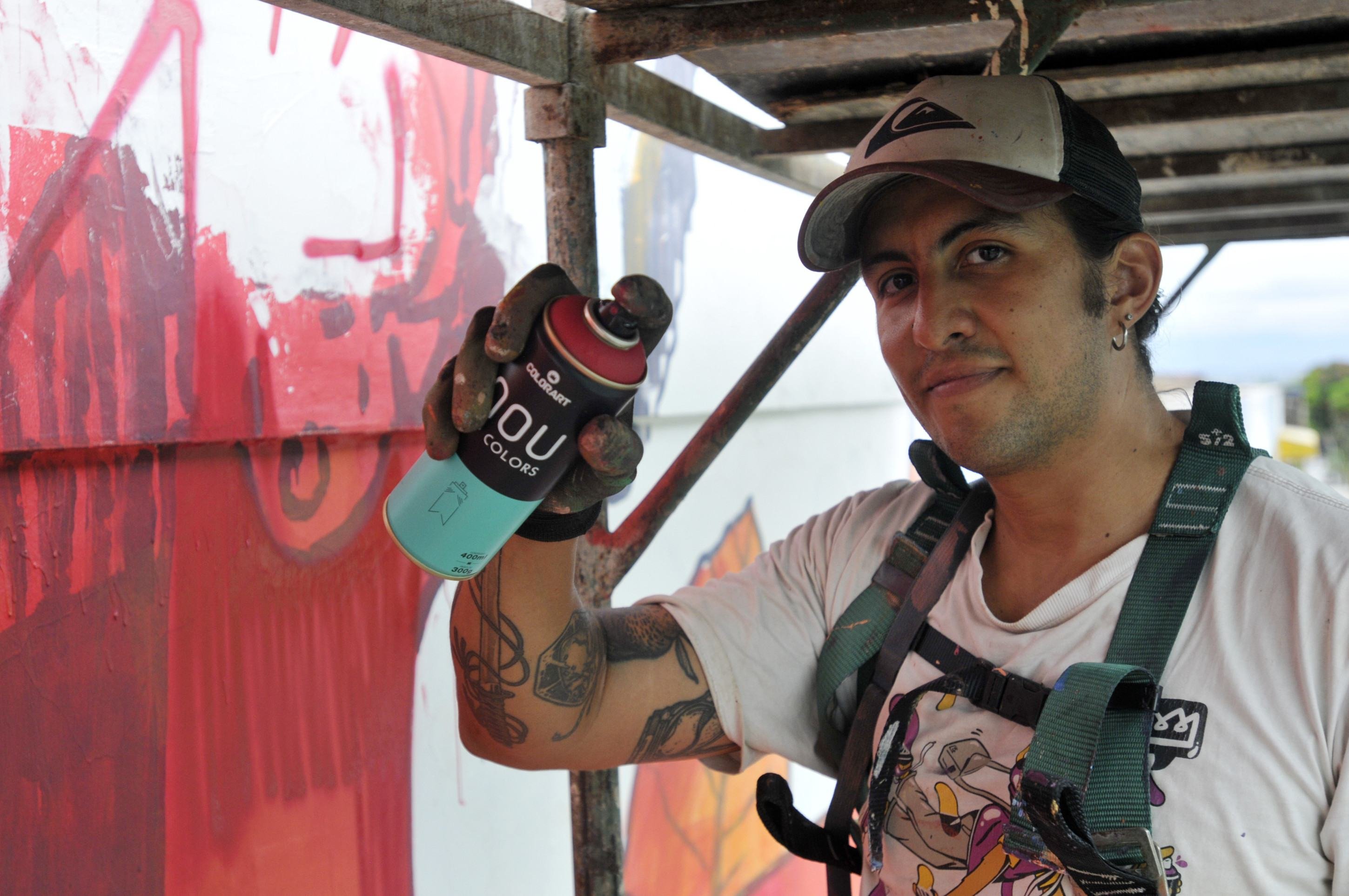 Galeria a céu aberto! Os grafites que encantam Brasília