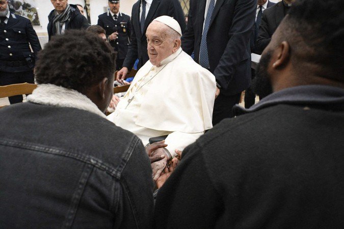 Papa Francisco visita prisão de Roma na Quinta-Feira Santa Papa Francisco visita prisão de Roma na Quinta-Feira Santa