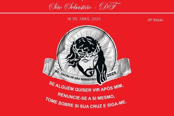 .A produção reúne mais de 170 pessoas em uma grande produção de fé, tradição, emoção e arte.A entrada é gratuita.
- (crédito: Divulgação/Via Sacra São Sebastião) .A produção reúne mais de 170 pessoas em uma grande produção de fé, tradição, emoção e arte.A entrada é gratuita.
- (crédito: Divulgação/Via Sacra São Sebastião)