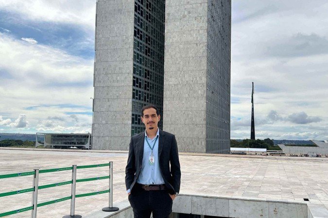 Lucas Bergo, coordenador de visitas do Congresso Nacional