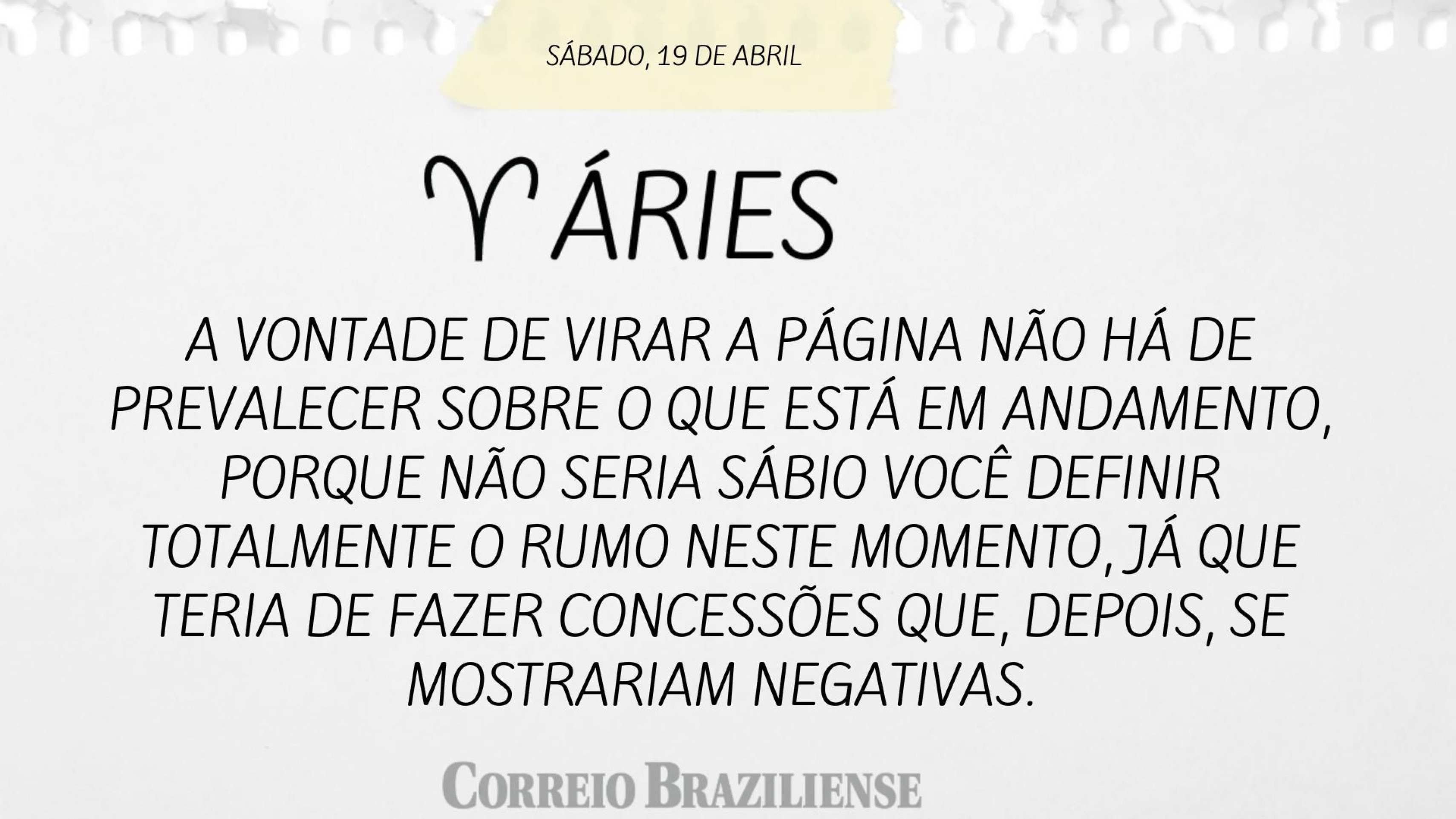&Aacute;RIES | 19 DE ABRIL