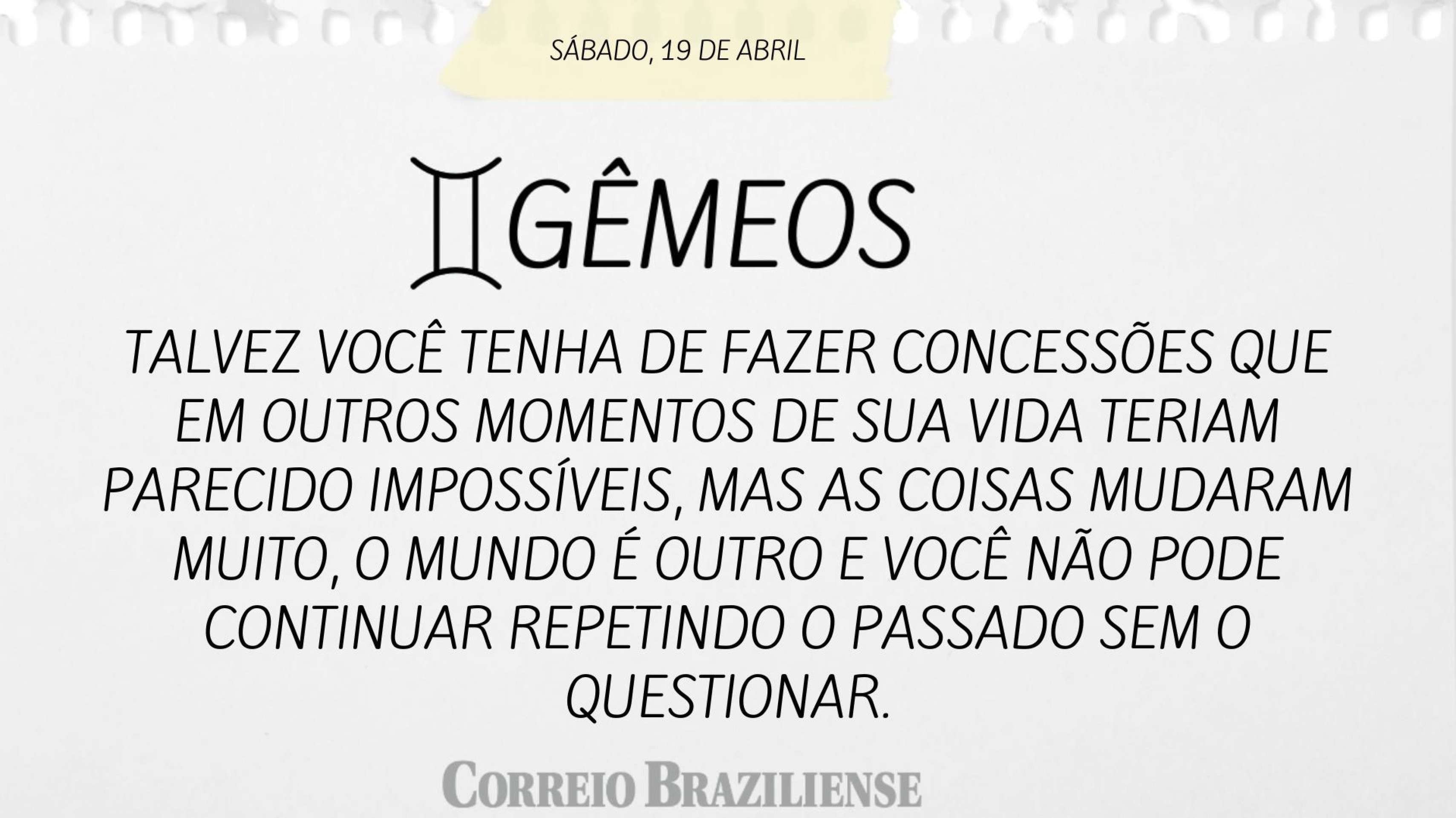 G&Ecirc;MEOS | 19 DE ABRIL