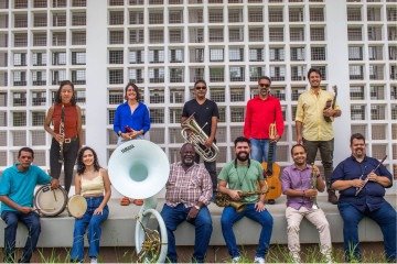 Esta quarta-feira marca os dois anos de atividade da Orquestra Pizindim, primeira do Distrito Federal voltada para o estilo musical -  (crédito: Fernando Meira)