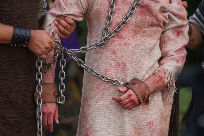  18/04/2025 Luis Nova /CB/DA Press. CB - Via Sacra no Morro da Capelinha em Planaltina-DF