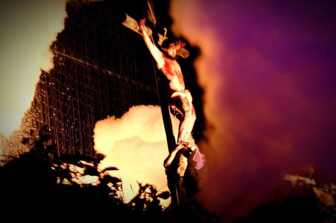  18/04/2025 Ed Alves /CB/DA Press. CB - Via Sacra no Morro da Capelinha em Planaltina-DF