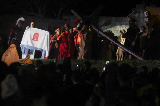  18/04/2025 Luis Nova /CB/DA Press. CB - Via Sacra no Morro da Capelinha em Planaltina-DF