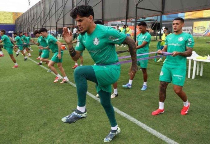Gustavo Gómez exalta bom momento vivido pelo Palmeiras - (crédito: Foto: Cesar Greco/Palmeiras) Gustavo Gómez exalta bom momento vivido pelo Palmeiras - (crédito: Foto: Cesar Greco/Palmeiras)