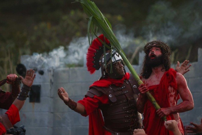  18/04/2025 Luis Nova /CB/DA Press. CB - Via Sacra no Morro da Capelinha em Planaltina-DF