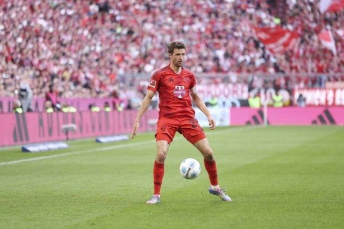 Vice de futebol descartou Inter como possível destino de Thomas Müller depois de saída do Bayern de Munique - (crédito: Maja Hitij / Getty Images) Vice de futebol descartou Inter como possível destino de Thomas Müller depois de saída do Bayern de Munique - (crédito: Maja Hitij / Getty Images)
