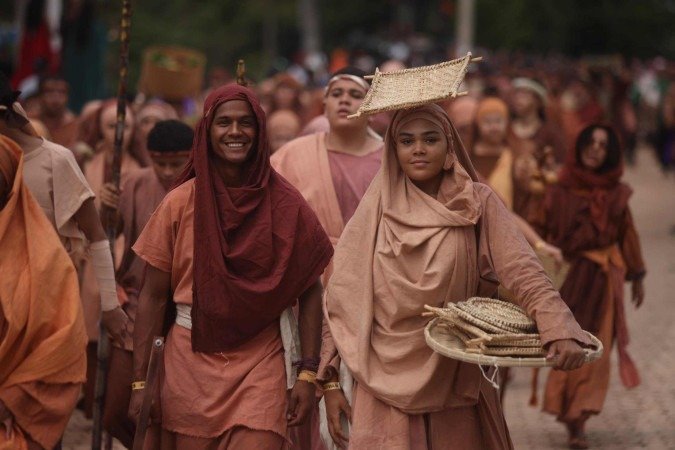 Via Sacra no Morro da Capelinha está prestes a começar - (crédito: Luís Nova/Esp. cb/d.A Press) Via Sacra no Morro da Capelinha está prestes a começar - (crédito: Luís Nova/Esp. cb/d.A Press)