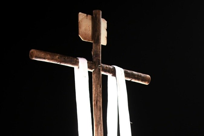 18/04/2025 Ed Alves /CB/DA Press. CB - Via Sacra no Morro da Capelinha em Planaltina-D