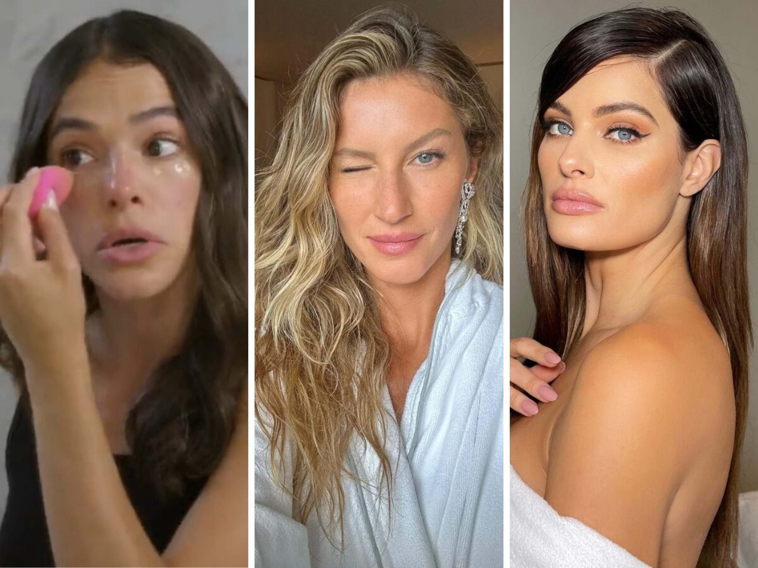 Conheça a rotina matinal de Bruna Marquezine, Gisele Bündchen e Isabeli Fontana Conheça a rotina matinal de Bruna Marquezine, Gisele Bündchen e Isabeli Fontana