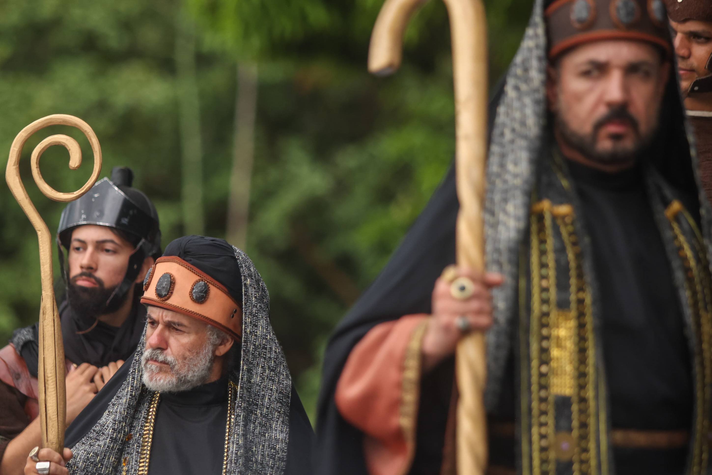 Encenação da Paixão de Cristo no Morro da Capelinha, em Planaltina