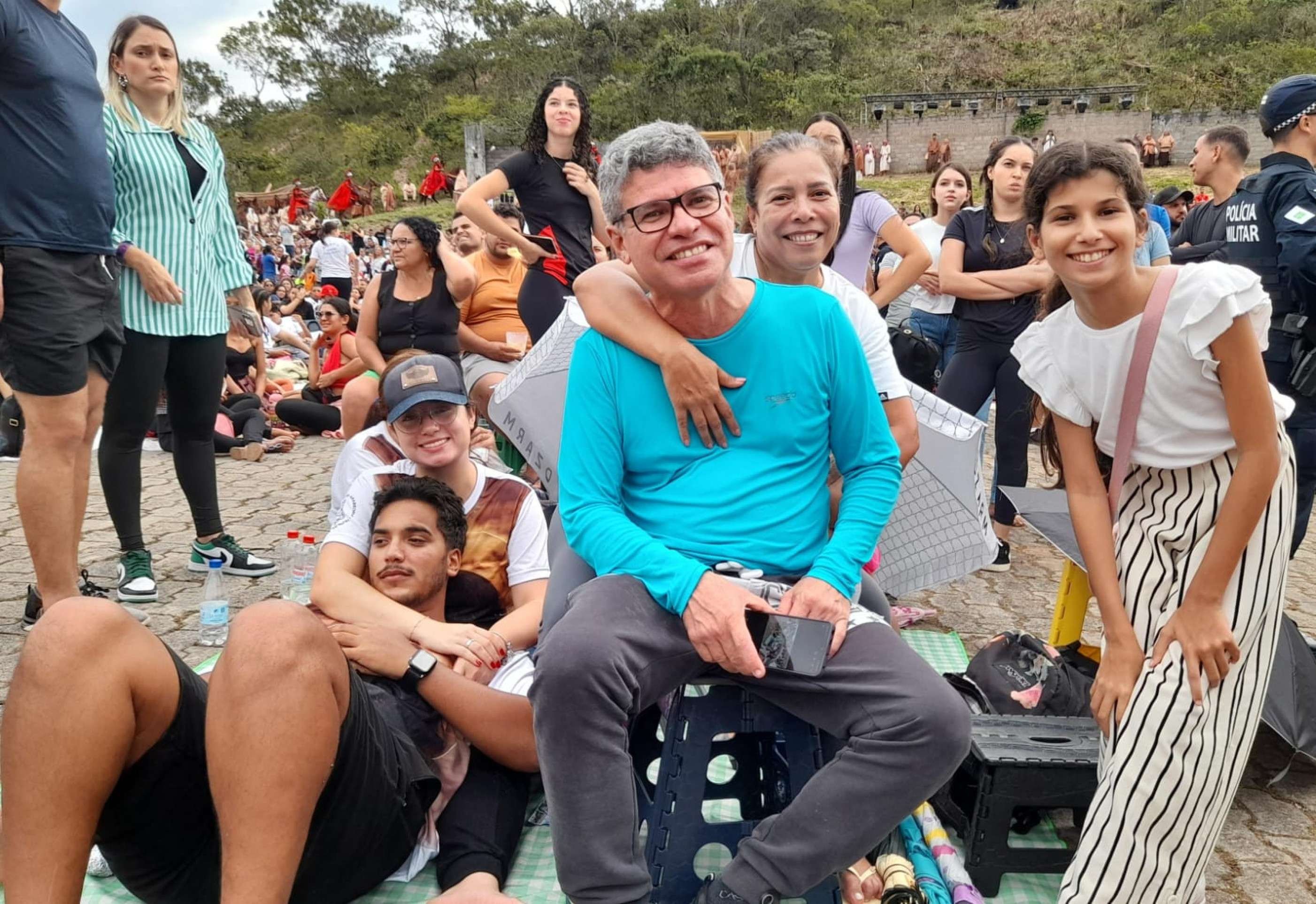 Encenação da Paixão de Cristo no Morro da Capelinha, em Planaltina