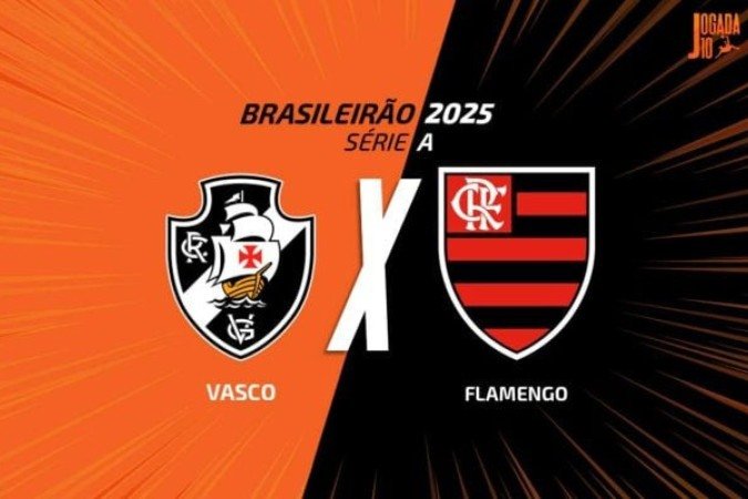 Vasco e Flamengo fazem mais uma edição do Clássico dos Milhões, desta vezpelo Brasileirão - (crédito: Foto: Arte Jogada10) Vasco e Flamengo fazem mais uma edição do Clássico dos Milhões, desta vezpelo Brasileirão - (crédito: Foto: Arte Jogada10)