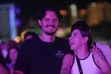  Comemoração do Aniversário de Brasilia.  Na Foto Vinicius e Amanda -  (crédito:  Ed Alves/CB/D.A Press)