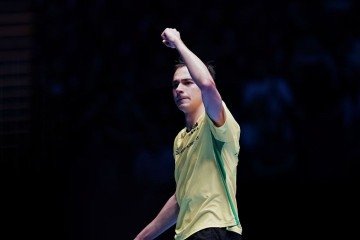 Hugo Calderano continua fazendo história no tênis de mesa -  (crédito:  Divulgação/ittf.)