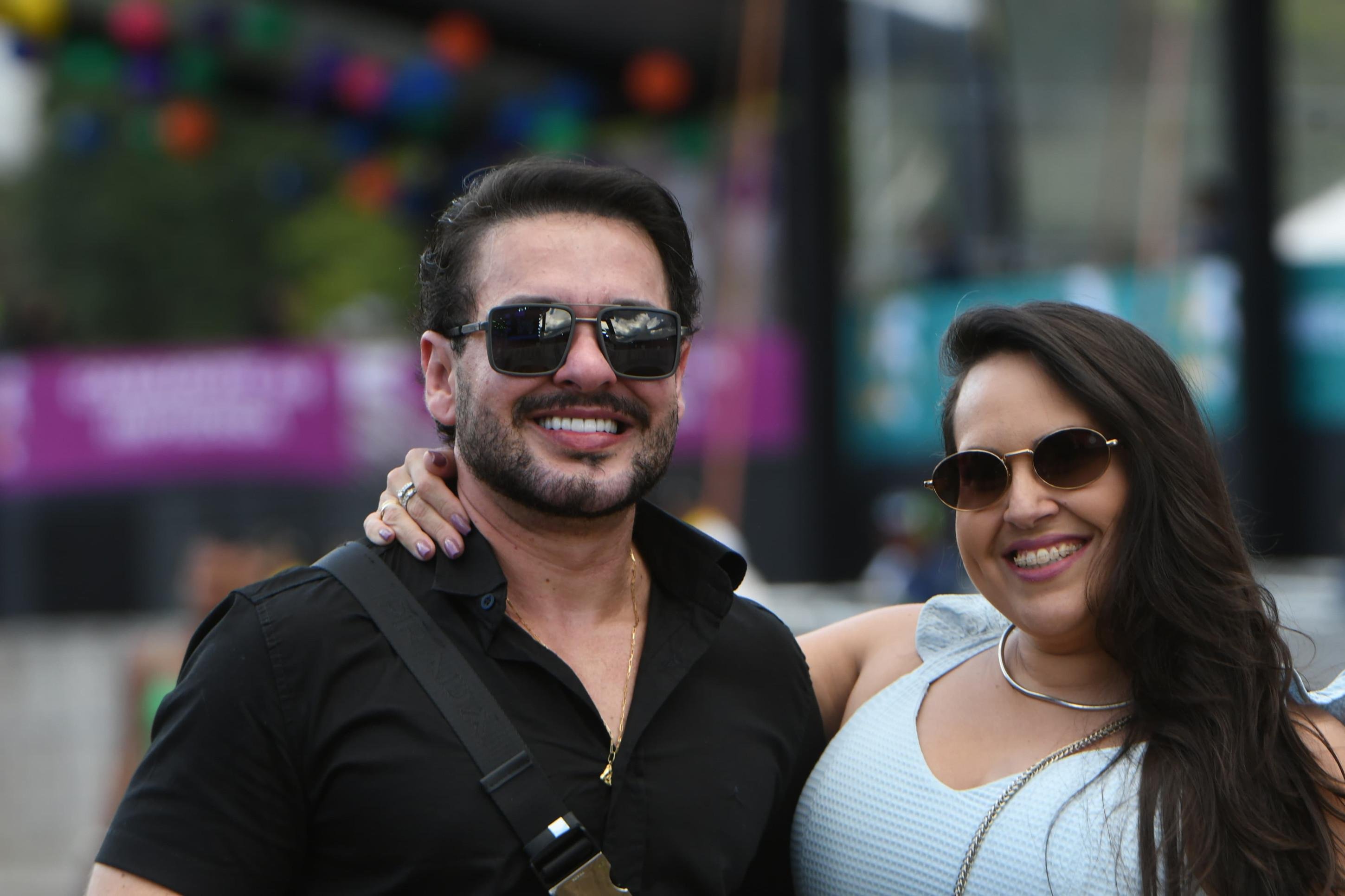  Marina Soares e Andr&eacute; Souza, ambos de 38 anos, vieram de Jo&atilde;o Pessoa (PB)