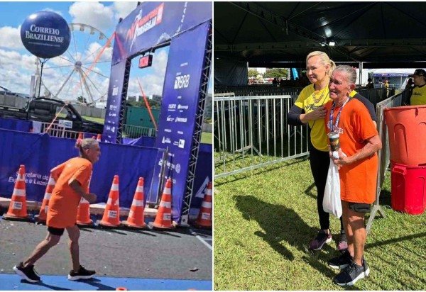 Orfélia ainda contou que vai participar do circuito de 10km na segunda-feira (21/4) -  (crédito: Reprodução/Redes sociais)