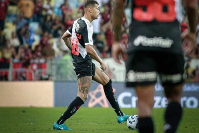 João Victor foi titular diante do Flamengo - (crédito: Matheus Lima/Vasco) João Victor foi titular diante do Flamengo - (crédito: Matheus Lima/Vasco)