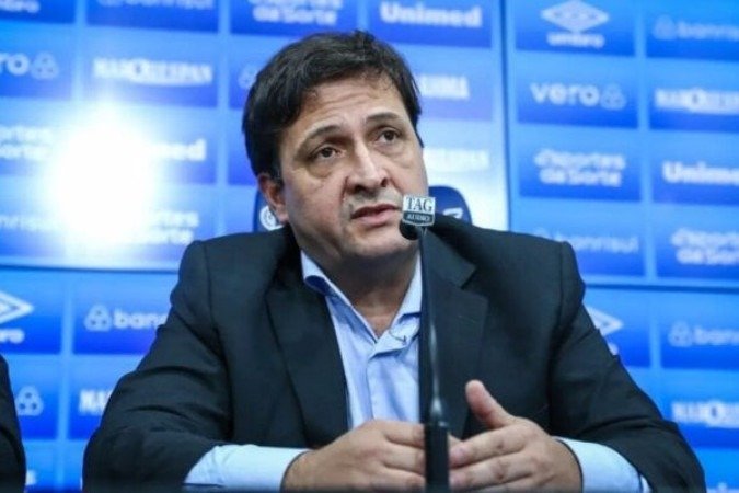 Alberto Guerra - (crédito: Foto: reprodução Grêmio TV) Alberto Guerra - (crédito: Foto: reprodução Grêmio TV)