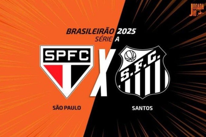São Paulo e Santos se enfrentam neste domingo pelo Brasileirão. Quem ganhará o San-São? - (crédito: Foto: Arte Jogada10) São Paulo e Santos se enfrentam neste domingo pelo Brasileirão. Quem ganhará o San-São? - (crédito: Foto: Arte Jogada10)