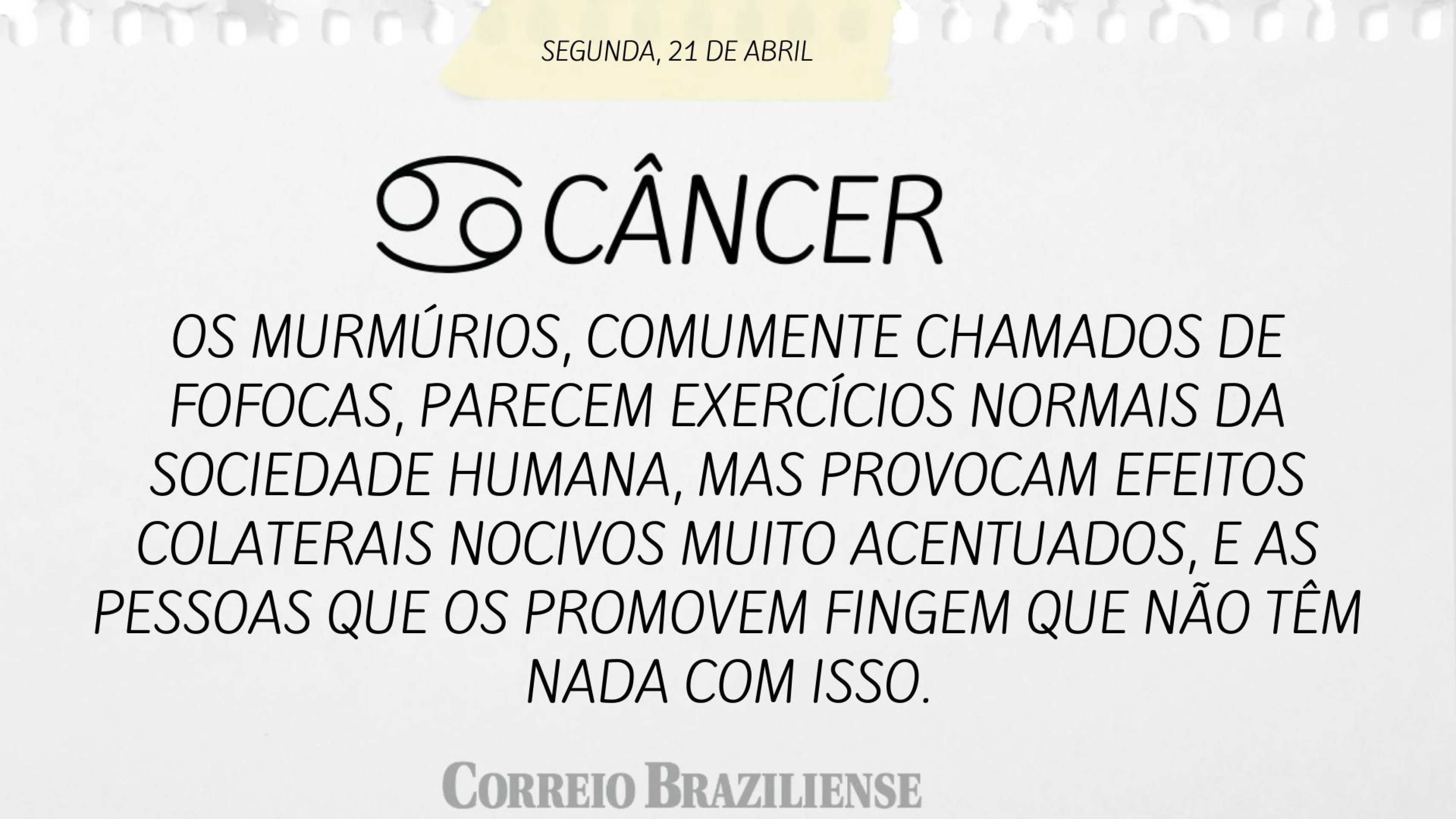 Signos | 21 de abril