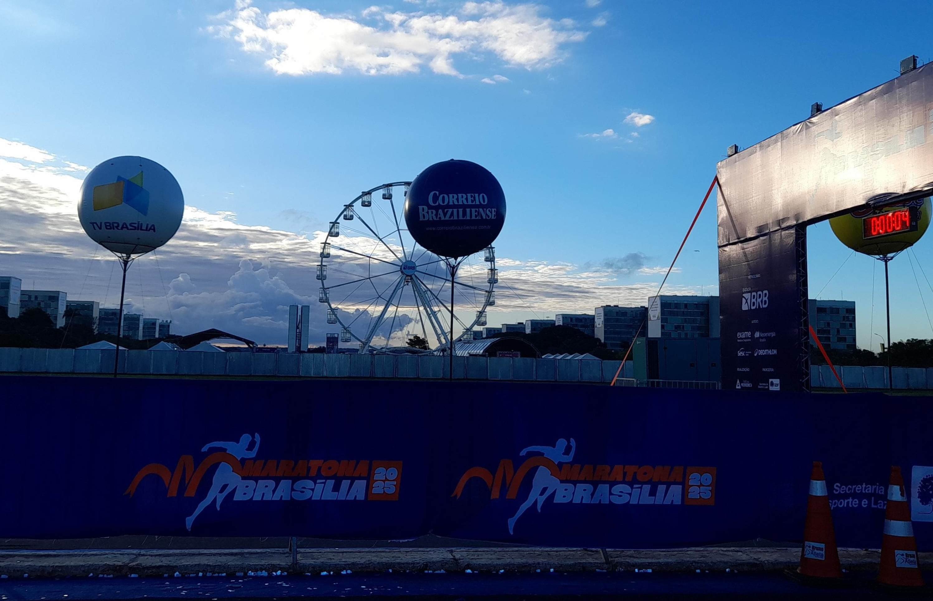 Dada a Largada da Maratona Brasília na manhã deste domingo (20/4) 