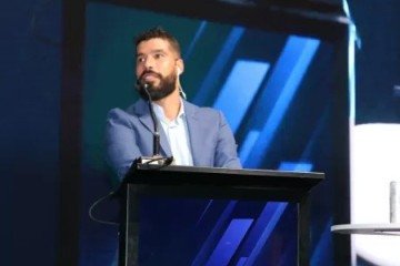 Daniel Dias foi mestre de cerimônias da CBC & Clubes Expo, em março, em Campinas (SP) - (crédito: CBC/Divulgação) Daniel Dias foi mestre de cerimônias da CBC & Clubes Expo, em março, em Campinas (SP) - (crédito: CBC/Divulgação)