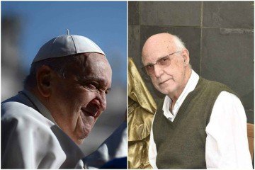 'Se nós tivéssemos que dar um título a ele seria 'Francisco, o misericordioso'', disse padre Júlio Lancellotti -  (crédito:  Henrique Lessa/CB/D.A Press e Filippo MONTEFORTE / AFP)