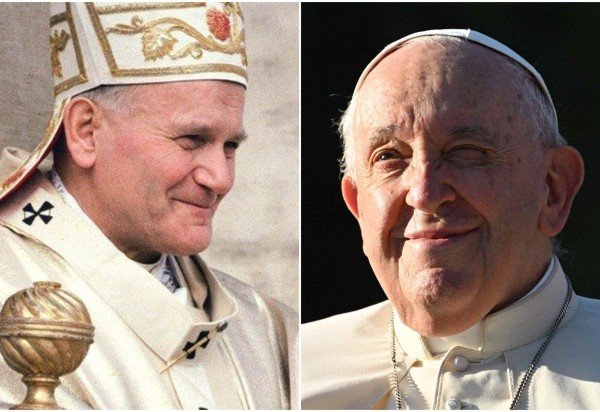 Divulgação/Vaticano e Alberto PIZZOLI/AFP