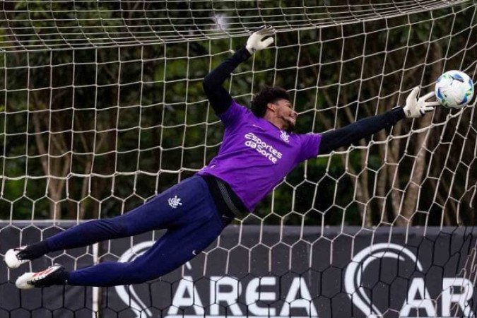 Hugo Souza pode voltar ao gol do Corinthians após quase um mês - (crédito: Foto: Rodrigo Coca/Agência Corinthians) Hugo Souza pode voltar ao gol do Corinthians após quase um mês - (crédito: Foto: Rodrigo Coca/Agência Corinthians)