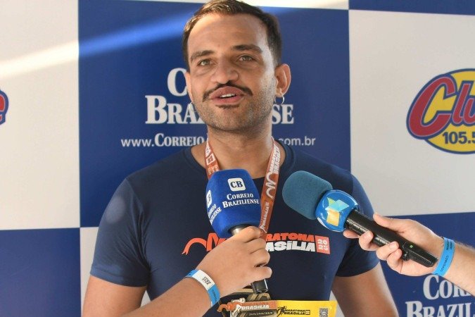  21/04/2025. Ed Alves CB/DA Press. Cidades. Maratona Brasilia - 2025. Na foto, Fabio Felix - Deputado Distrital. 