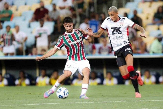 Martinelli em ação com a camisa do Fluminense no empate com o Vitória pelo Brasileirão - (crédito: - Foto: Marina Garcia/Fluminense) Martinelli em ação com a camisa do Fluminense no empate com o Vitória pelo Brasileirão - (crédito: - Foto: Marina Garcia/Fluminense)