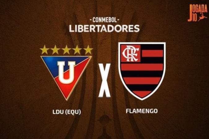 LDU e Flamengo se enfrentam, nesta terça-feira, pela Libertadores - (crédito: Arte: Jogada10) LDU e Flamengo se enfrentam, nesta terça-feira, pela Libertadores - (crédito: Arte: Jogada10)