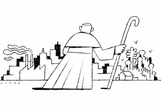Enquanto papa, Bergoglio assumiu o nome de Francisco (em homenagem a São Francisco de Assis). Seu pontificado foi marcado profundamente pela busca da simplicidade e de uma liderança servidora - (crédito: Caio Gomez) Enquanto papa, Bergoglio assumiu o nome de Francisco (em homenagem a São Francisco de Assis). Seu pontificado foi marcado profundamente pela busca da simplicidade e de uma liderança servidora - (crédito: Caio Gomez)