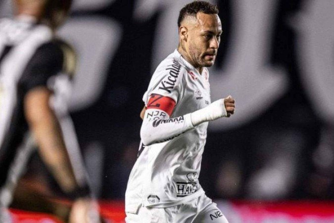 Neymar não tem previsão de retorno aos gramados -  (crédito: Foto: Raul Baretta/ Santos FC)