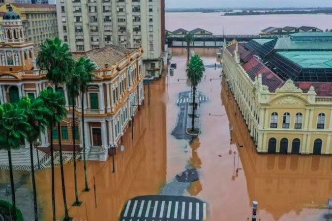 Uso de IA pode ajudar a fortalecer infraestruturas para resistir a eventos extremos, como as enchentes no Rio Grande do Sul - (crédito: Gilvan Rocha / Agência Brasil) Uso de IA pode ajudar a fortalecer infraestruturas para resistir a eventos extremos, como as enchentes no Rio Grande do Sul - (crédito: Gilvan Rocha / Agência Brasil)