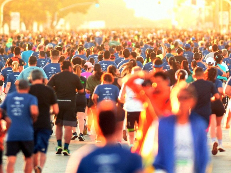 A corrida de rua tem se consolidado como uma poderosa ferramenta de equilíbrio emocional -  (crédito: Ed Alves CB/DA Press)