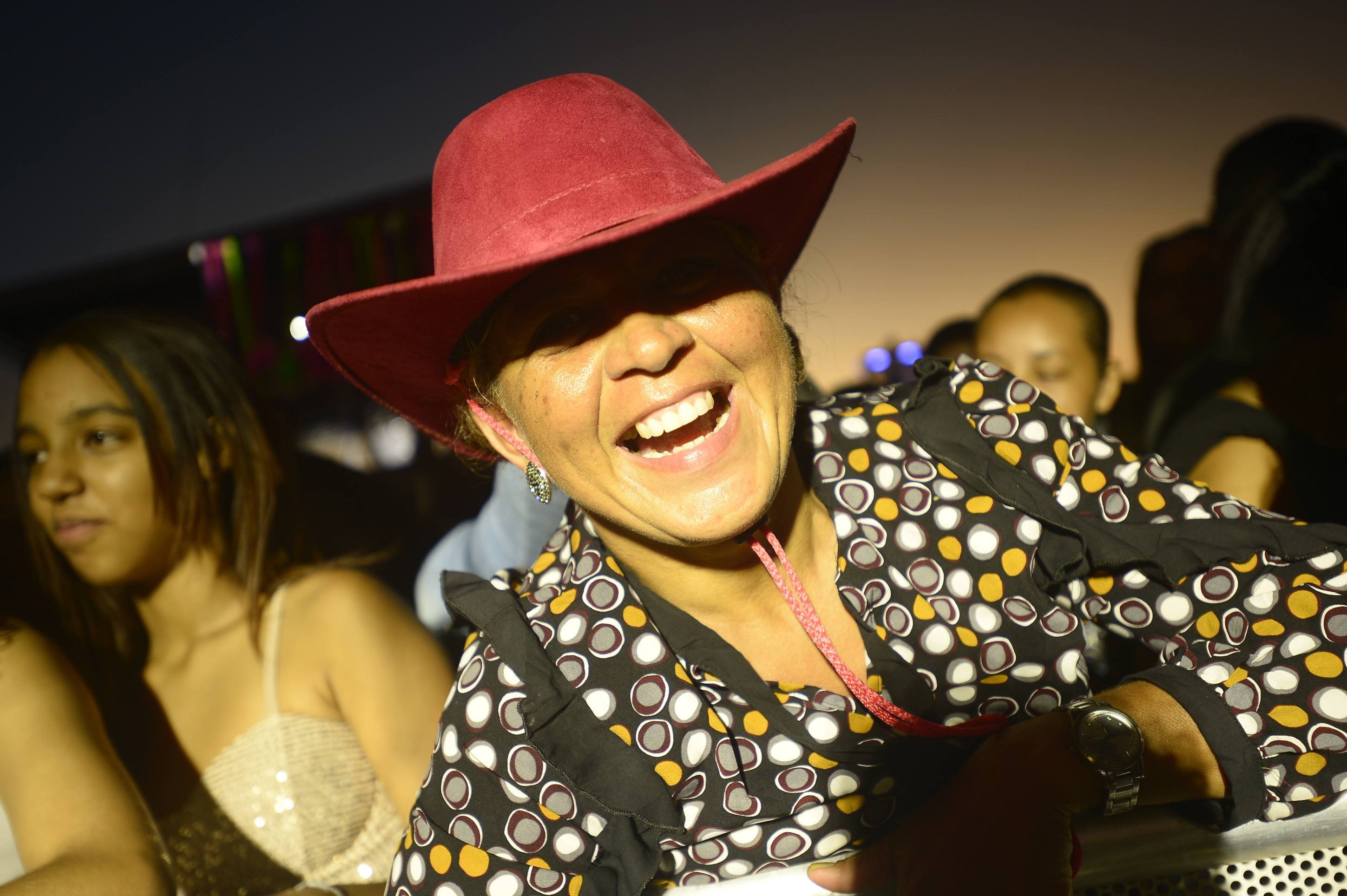 A vendedora Maria do Socorro Mônica veio de Luziânia para assistir aos shows