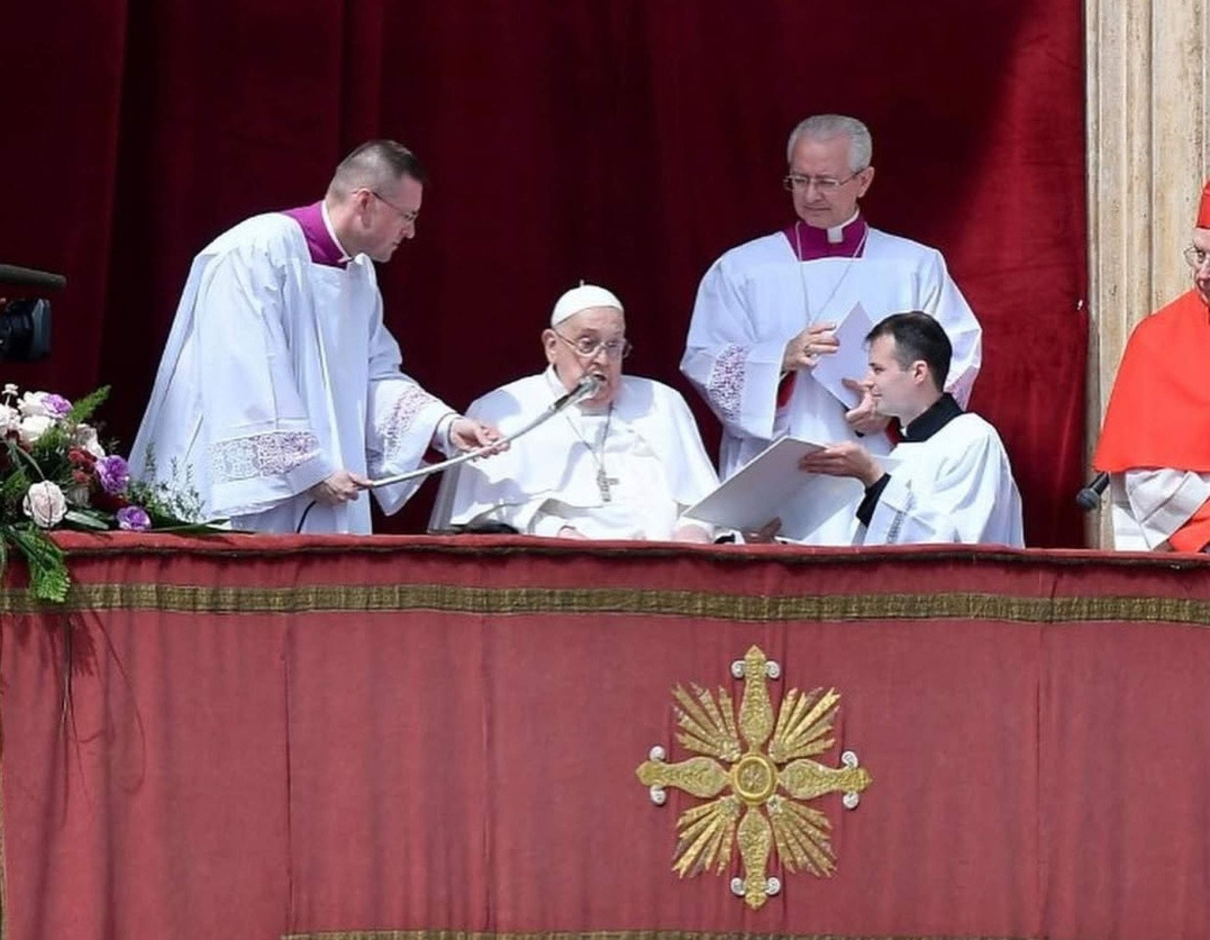 Papa Francisco leu mensagem de Páscoa no domingo (20/4)-Divulgação/Vaticano