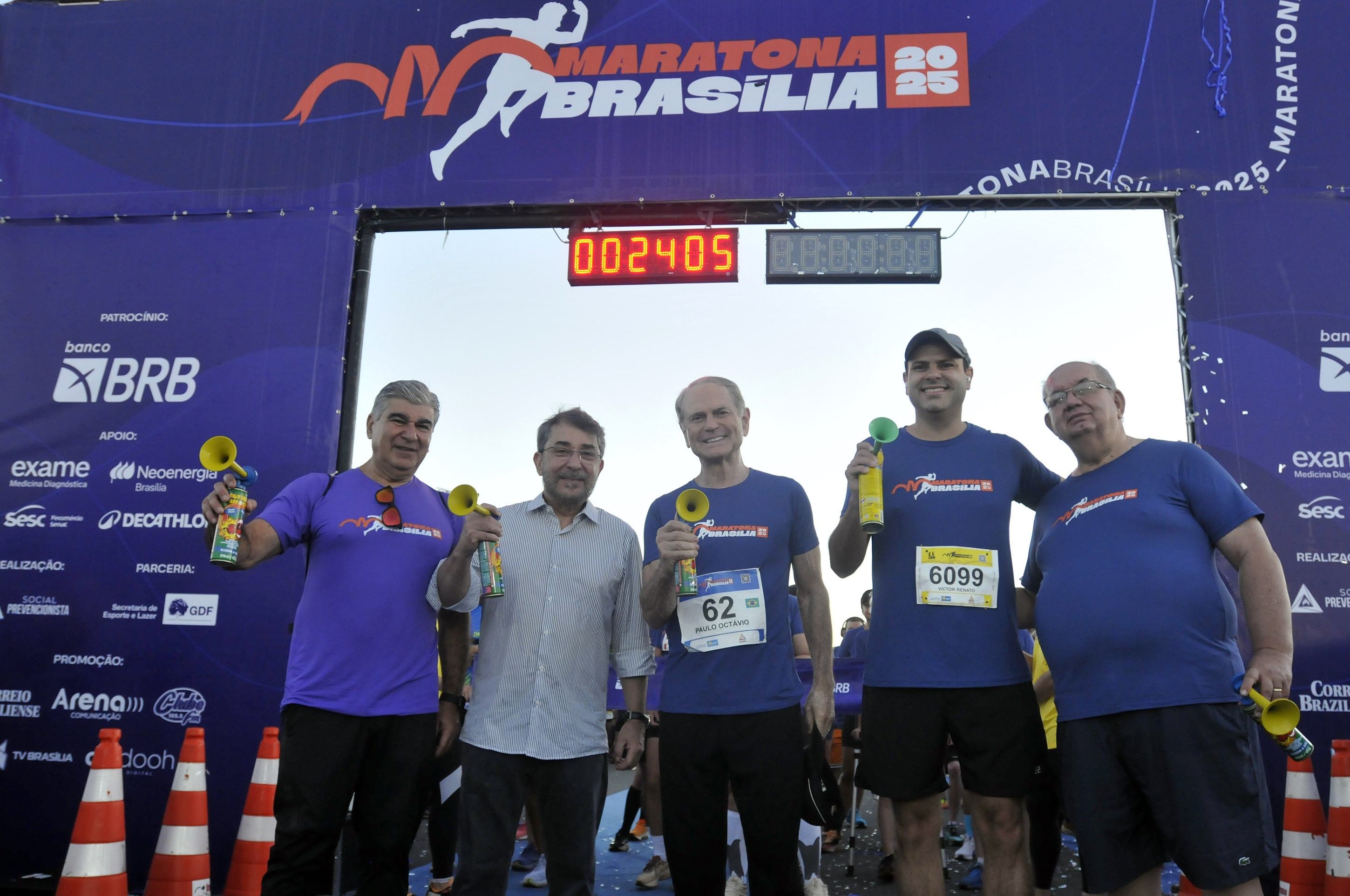 Guilherme Machado e Miguel Jabour receberam autoridades e patrocinadores na grande festa esportiva