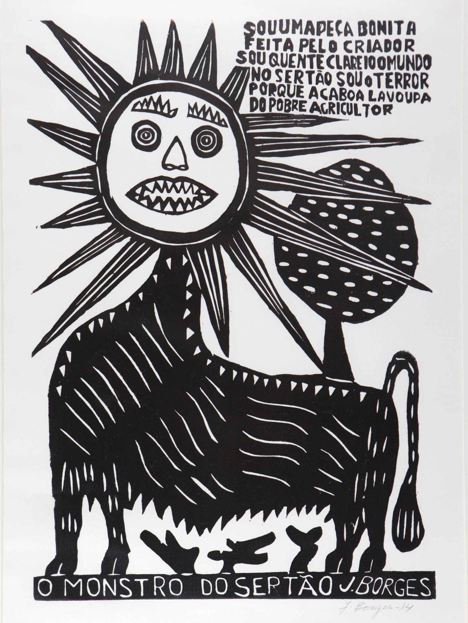 J. Borges — poesia e arte Curadoria: Romildo Gastão. Visitação até 6 de junho, no Salão Negro do Congresso Nacional 