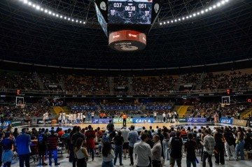Brasília está de volta na briga pelo título do NBB após período de jejum longe dos playoffs -  (crédito: Matheus Maranhão/Brasília Basquete)