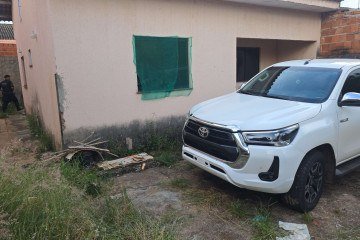 Hilux estava em Águas Lindas -  (crédito: PMGO/Divulgação)