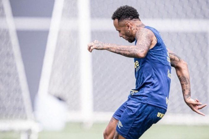 Neymar não tem prazo de retorno no Santos - (crédito: Foto: Pedro Souza / Atlético) Neymar não tem prazo de retorno no Santos - (crédito: Foto: Pedro Souza / Atlético)