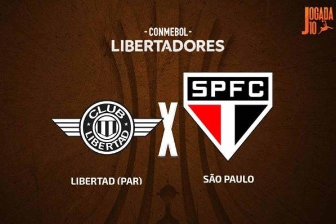 Libertad e São Paulo duelam no Paraguai, pela Libertadores - (crédito: Foto: Arte/Jogada10) Libertad e São Paulo duelam no Paraguai, pela Libertadores - (crédito: Foto: Arte/Jogada10)