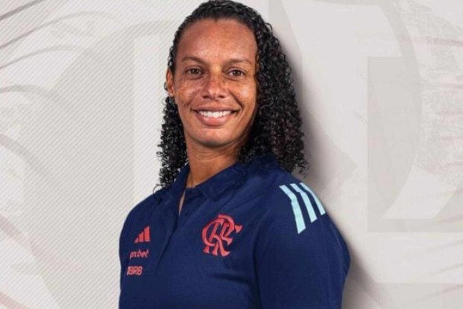 Rosana Augusto será a primeira mulher a comandar a equipe feminina do Flamengo na história - (crédito: - Foto: Divulgação / Flamengo) Rosana Augusto será a primeira mulher a comandar a equipe feminina do Flamengo na história - (crédito: - Foto: Divulgação / Flamengo)